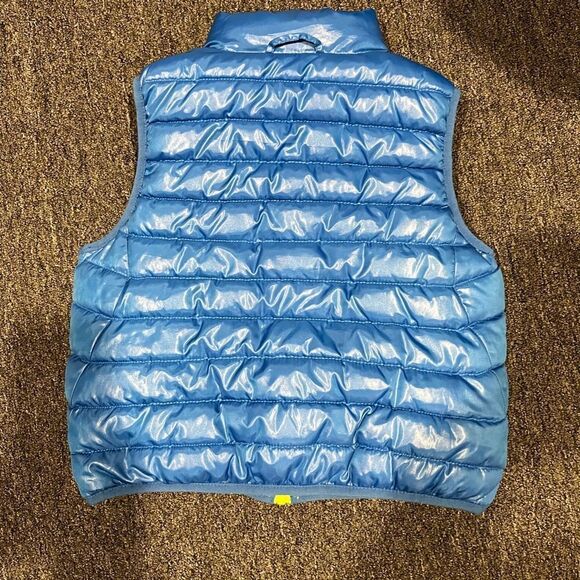 Nike Kids Blue Puffer Vest reversible size 7 - Picture 2 of 4